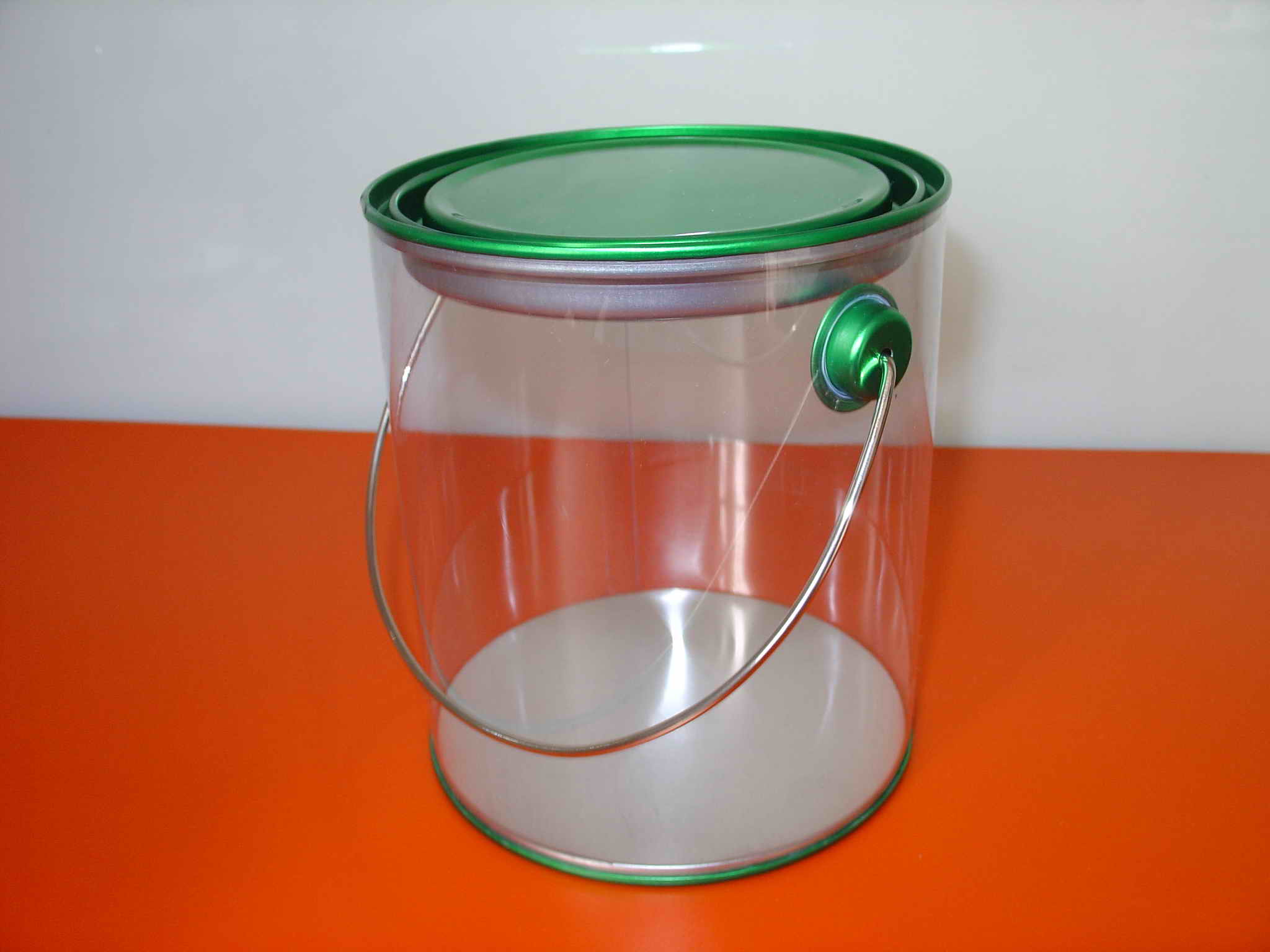 clear paint can,gift bucket,petg paint can,pvc bucket,pvc buckets,clear